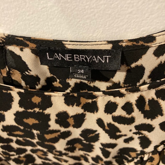 Leopard Ruffle Dress Shirt - Picture 2 of 3